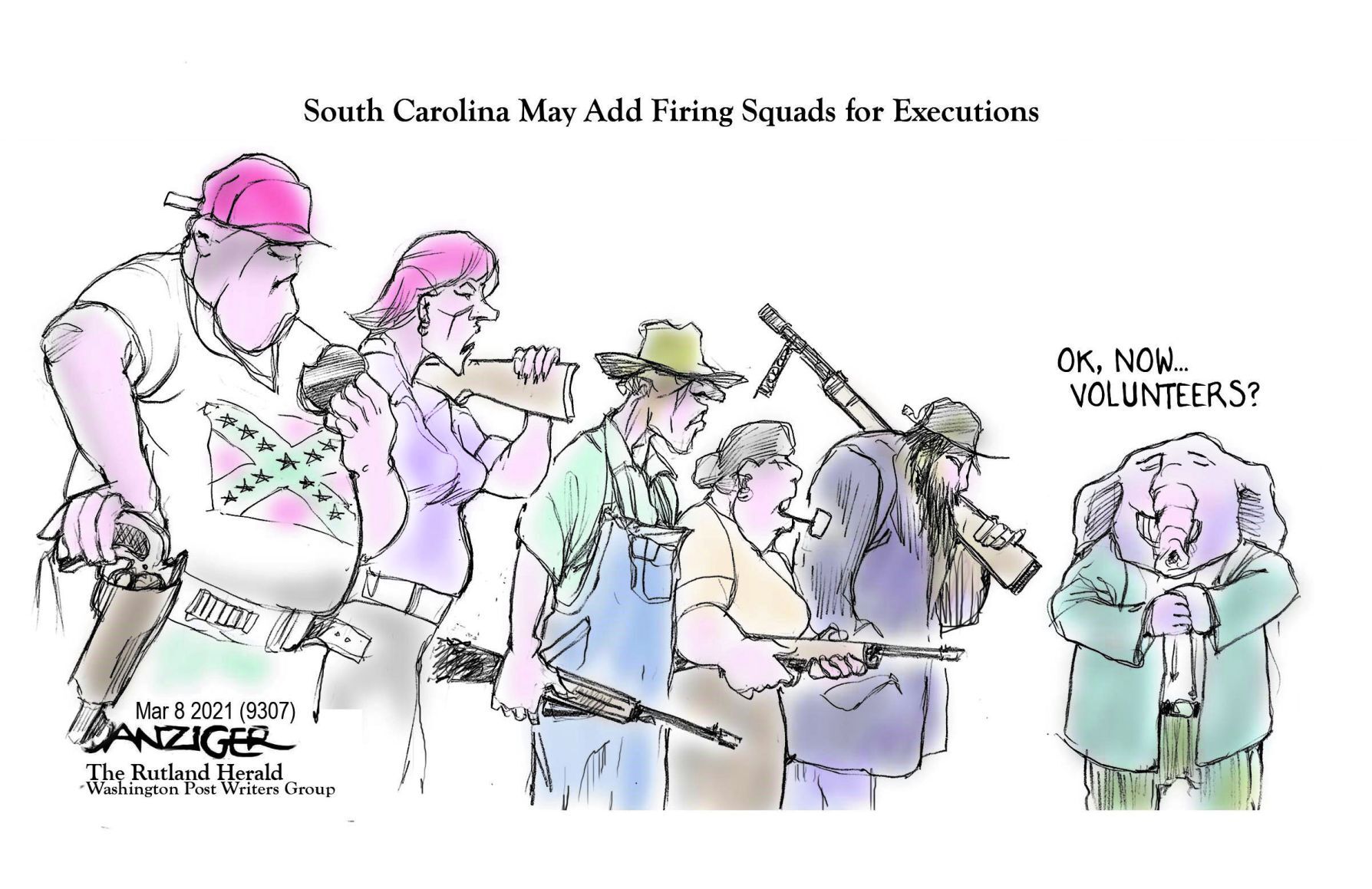Jeff Danziger cartoon